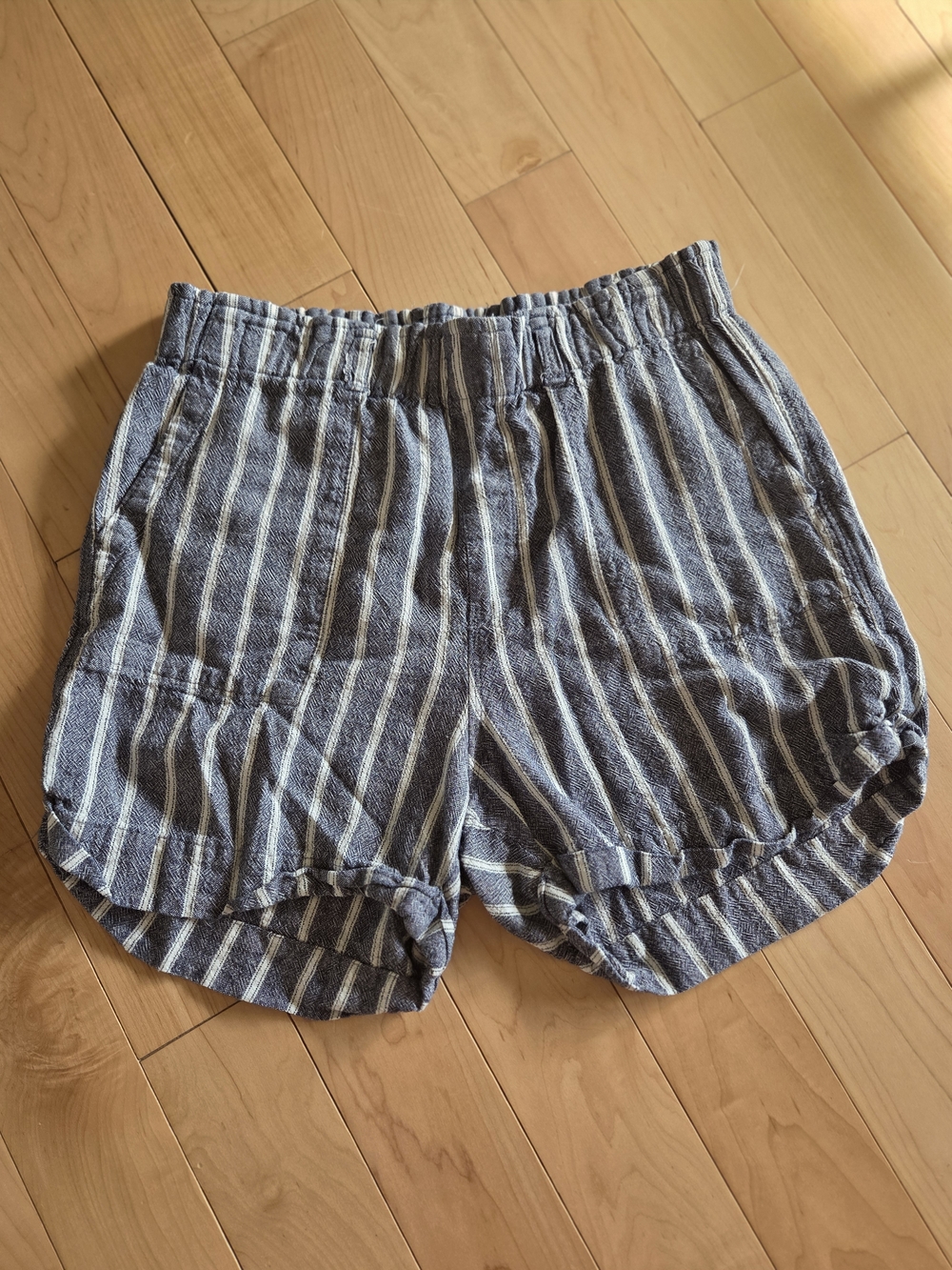 Sanctuary Navy & White Striped Casual Shorts